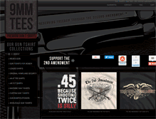 Tablet Screenshot of 9mmtees.com
